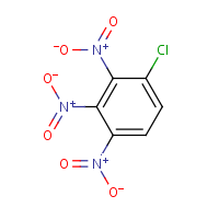 Trinitrochlorobenzene formula graphical representation