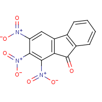 Trinitrofluorenone formula graphical representation