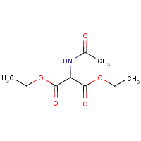 Acetamidomalonic acid diethyl ester formula graphical representation