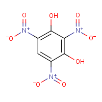 Styphnic acid formula graphical representation
