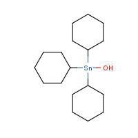 Cyhexatin formula graphical representation