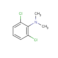2,6-Dichloro-N,N-dimethylaniline formula graphical representation