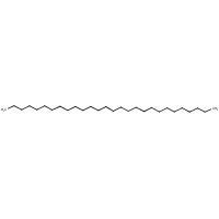 Octacosane formula graphical representation