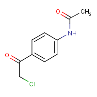 4'-Chloroacetyl(acetanilide) formula graphical representation
