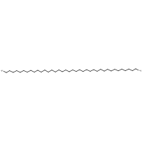 Tetracontane formula graphical representation