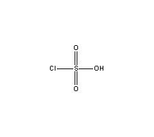 Chlorosulfonic acid formula graphical representation