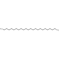 Tetracosane formula graphical representation
