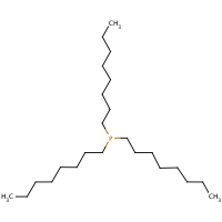 Trioctylphosphine formula graphical representation