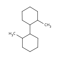 Cyclohexane, 1-(cyclohexylmethyl)-2-methyl-, trans- formula graphical representation