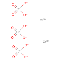 Chromic acid, chromium(3+) salt formula graphical representation
