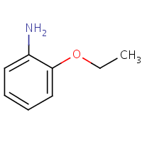 o-Phenetidine formula graphical representation