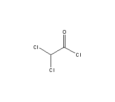 Dichloroacetyl chloride formula graphical representation