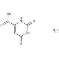 Orotic acid monohydrate formula graphical representation