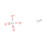 Chromium chromate formula graphical representation