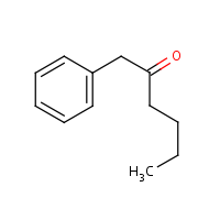1-Phenylhexan-2-one formula graphical representation