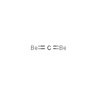 Beryllium carbide formula graphical representation
