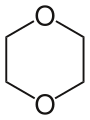 1,4-Dioxane formula graphical representation