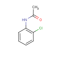 o-Chloroacetanilide formula graphical representation