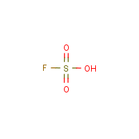 Fluorosulfonic acid formula graphical representation