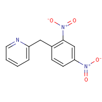 2-((2,4-Dinitrophenyl)methyl)pyridine formula graphical representation