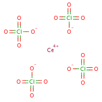 Ceric perchlorate formula graphical representation