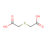 Thiodiglycolic acid formula graphical representation