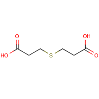 Thiodipropionic acid formula graphical representation