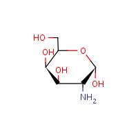 Glucosamine formula graphical representation