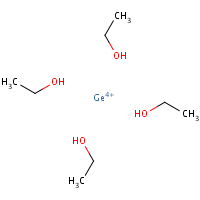 Germanium(IV) ethoxide formula graphical representation