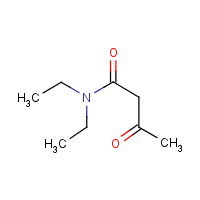 Acetoacetamide, N,N-diethyl- formula graphical representation
