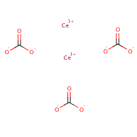 Cerous carbonate formula graphical representation