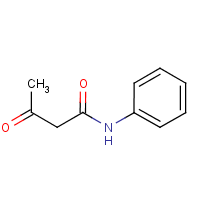 Acetoacetanilide formula graphical representation