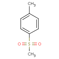 Methyl p-tolyl sulfone formula graphical representation