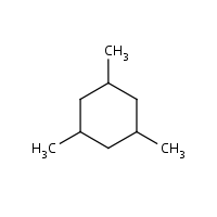 1,3,5-Trimethylcyclohexane formula graphical representation