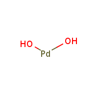 Palladium hydroxide formula graphical representation