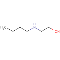 2-(N-Butylamino)ethanol formula graphical representation
