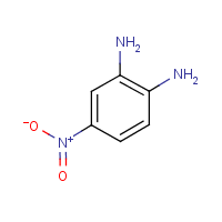 1,2-Diamino-4-nitrobenzene formula graphical representation