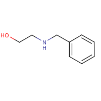 N-Benzylethanolamine formula graphical representation