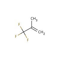 2-(Trifluoromethyl)propene formula graphical representation