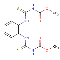 Thiophanate-methyl formula graphical representation