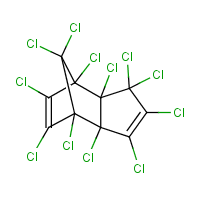 Dodecachlorodicyclopentadiene formula graphical representation