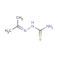 Acetone thiosemicarbazide formula graphical representation
