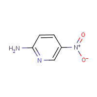 2-Pyridinamine, 5-nitro- formula graphical representation