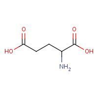 DL-Glutamic acid formula graphical representation