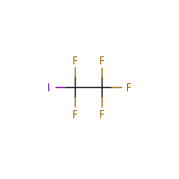 Pentafluoroiodoethane formula graphical representation