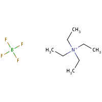 Tetraethylammonium tetrafluoroborate formula graphical representation