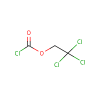 2,2,2-Trichloroethyl chloroformate formula graphical representation