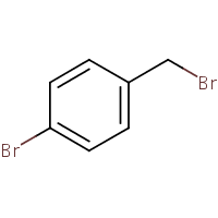 p-Bromobenzyl bromide formula graphical representation