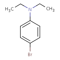 4-Bromo-N,N-diethylaniline formula graphical representation