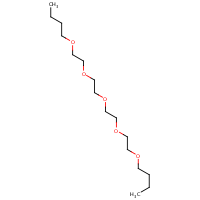 Tetraethylene glycol dibutyl ether formula graphical representation